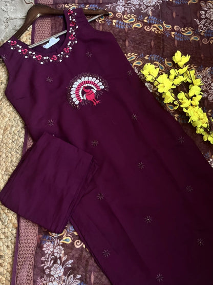 Kurti Pant Sets KPS493