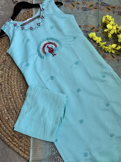 Kurti Pant Sets  KPS509