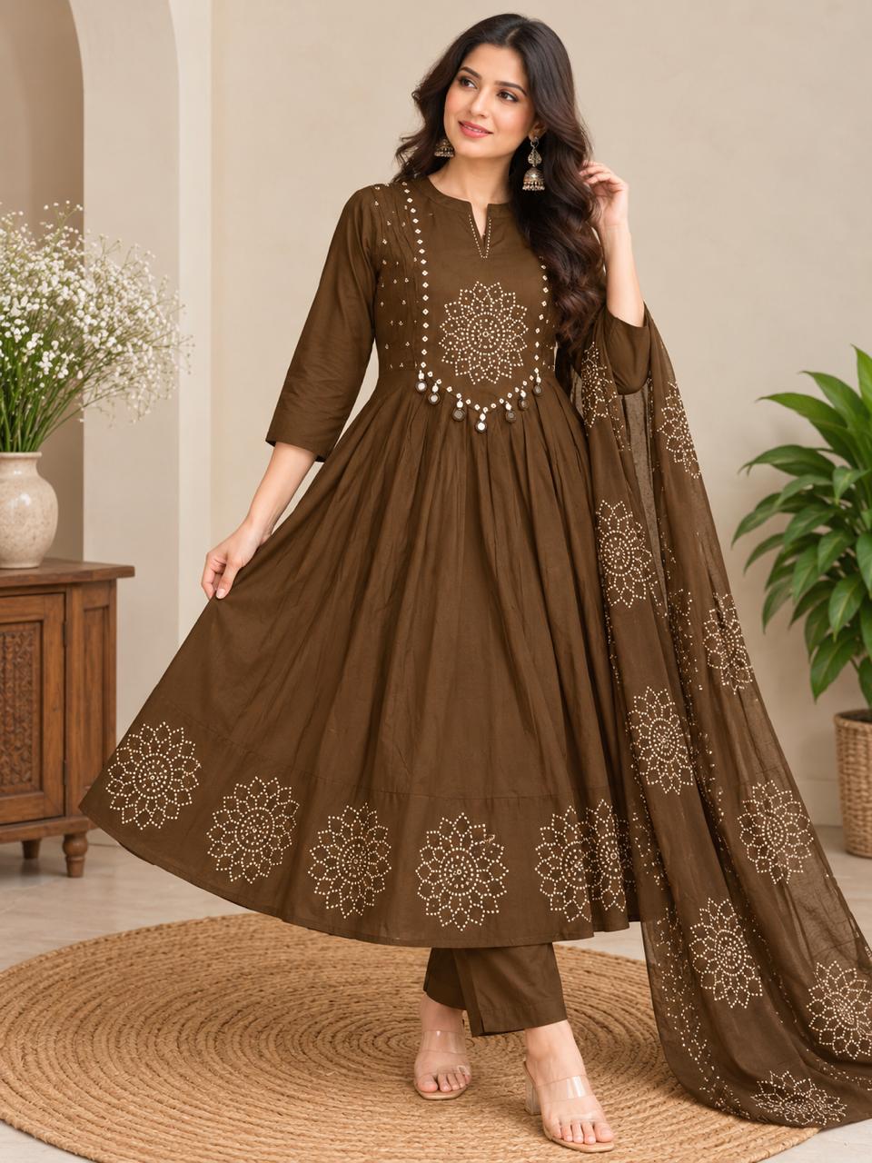 Anarkali set AS550